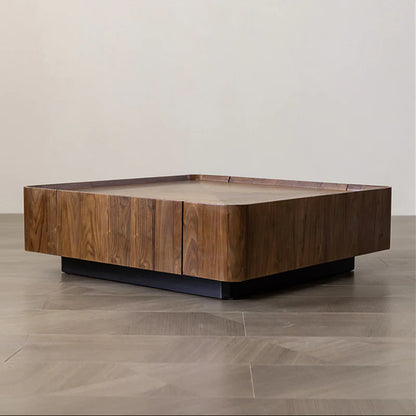 Minimalist Walnut Storage Table