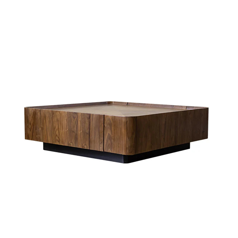 Minimalist Walnut Storage Table