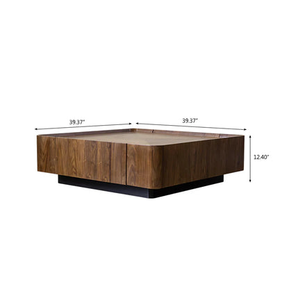 Minimalist Walnut Storage Table