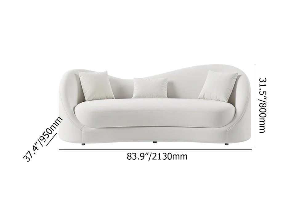 Popperlip Luxury Sofa Three seater - On Wood Products