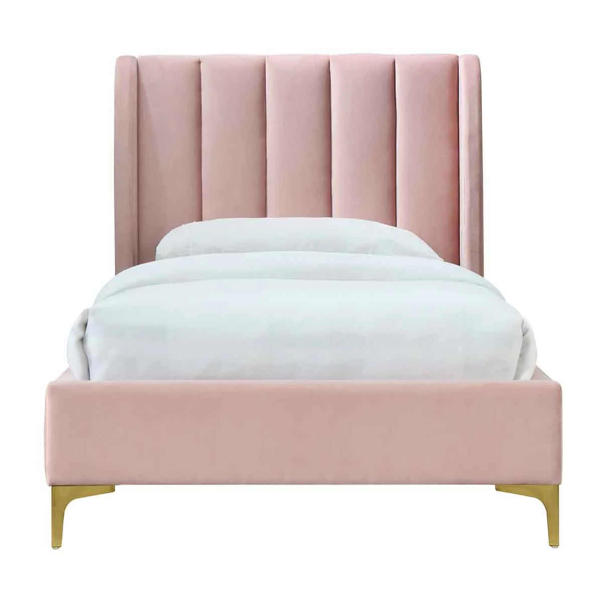 Georgia Upholstered Bed - On Wood Products