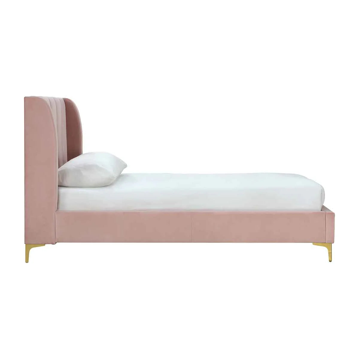 Georgia Upholstered Bed - On Wood Products