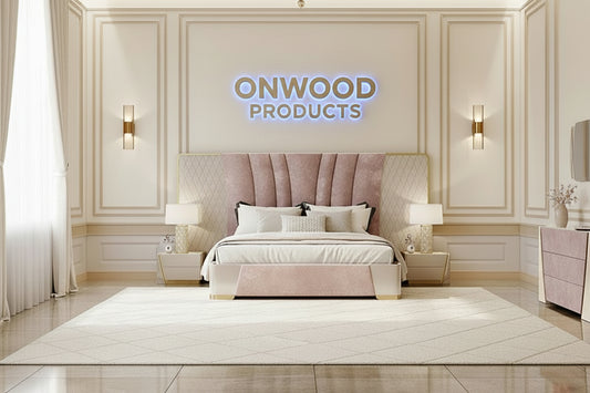 Luxury Silhouette Bed - On Wood Products