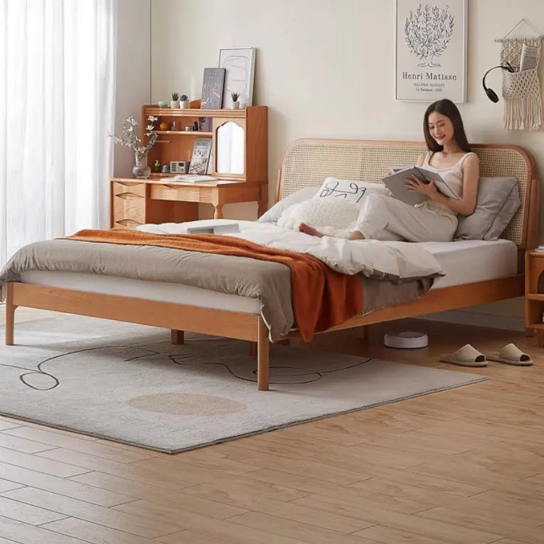 Scandinavian Classic Wooden Frame Bed - On Wood Products