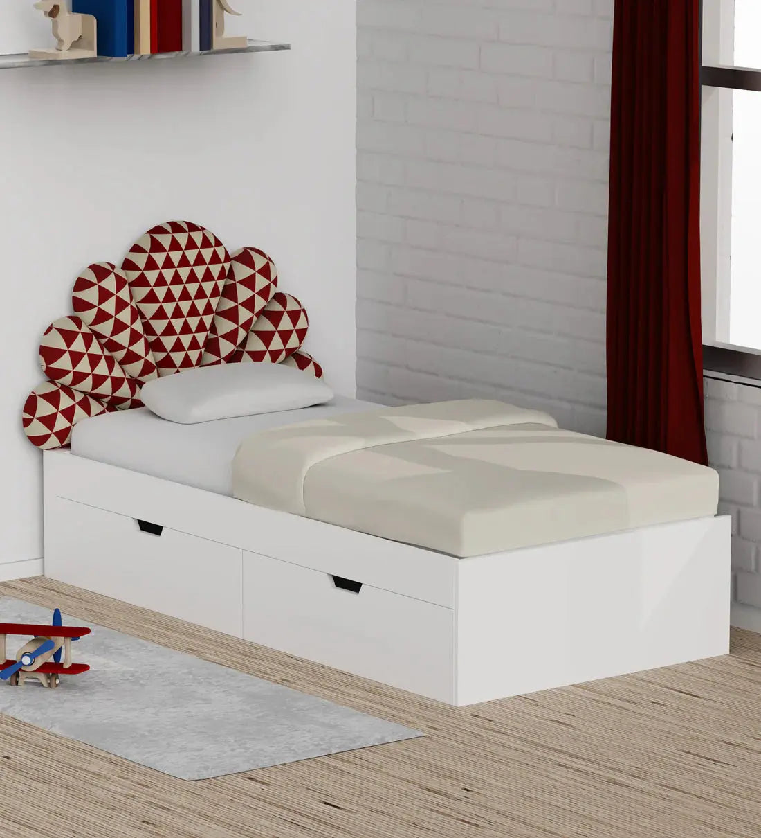 Candy Bed with Side Drawers 