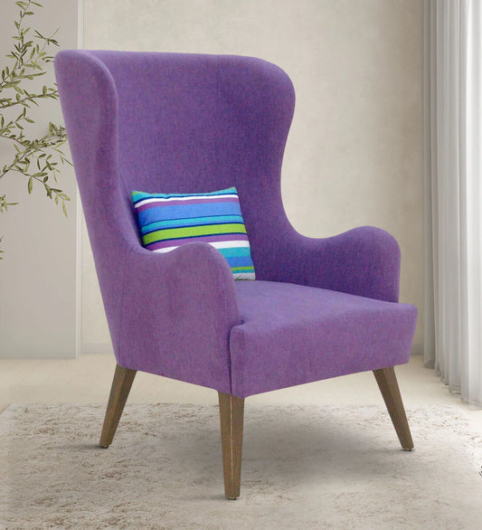 Purple High Back Chair 