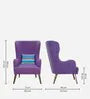 Purple High Back Chair 