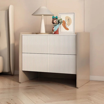 Modern Milan Fluted Side Table - On Wood Products