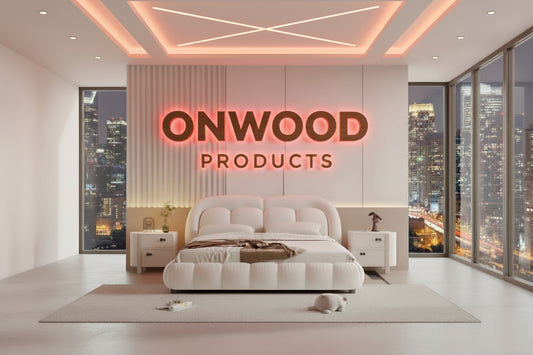 Modern Fusion Buckley Bed - On Wood Products