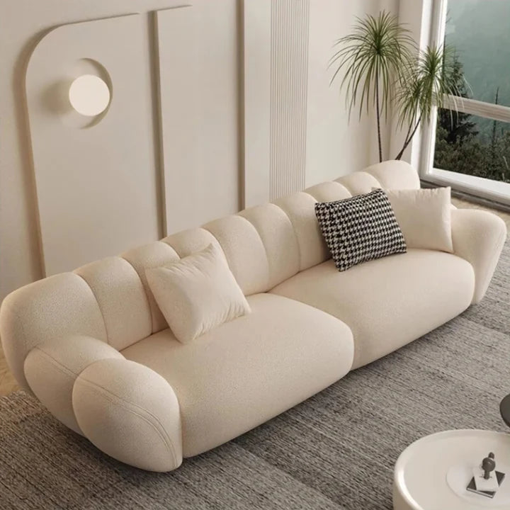 Ivory Luxe Contemporary Sofa Set - On Wood Products