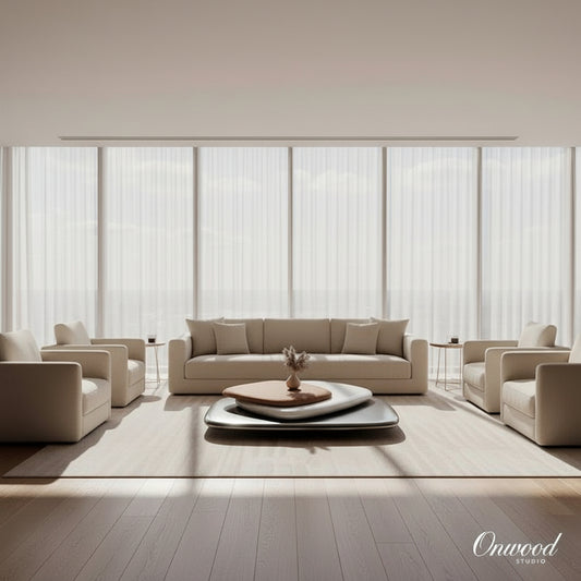 Horizone Modern Routed Centre Table