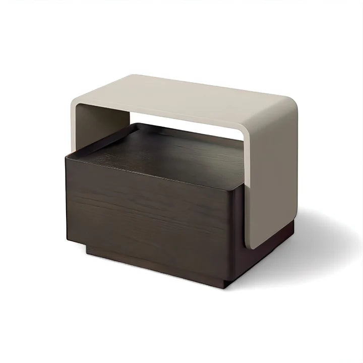 Nordic Slate Smart Drawer Bedside Table Open Storage - On Wood Products