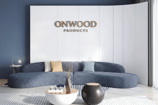 Nordic Style Luxury Curve Sofa - On Wood Products