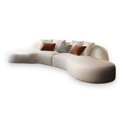 Nordic Style Luxury Curve Sofa - On Wood Products