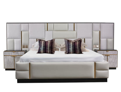 Kane Luxury Upholshred Bed - On Wood Products