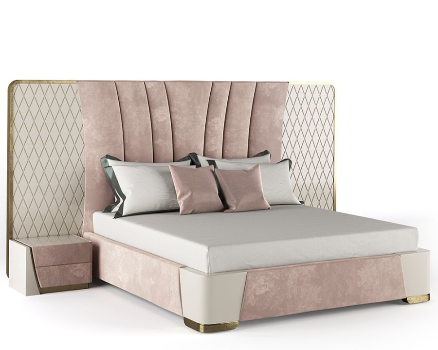 Luxury Silhouette Bed - On Wood Products