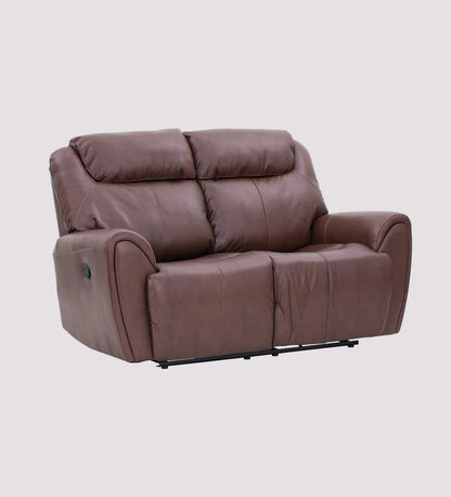 Muar Two-Seater Leatherette Recliner - On Wood Products