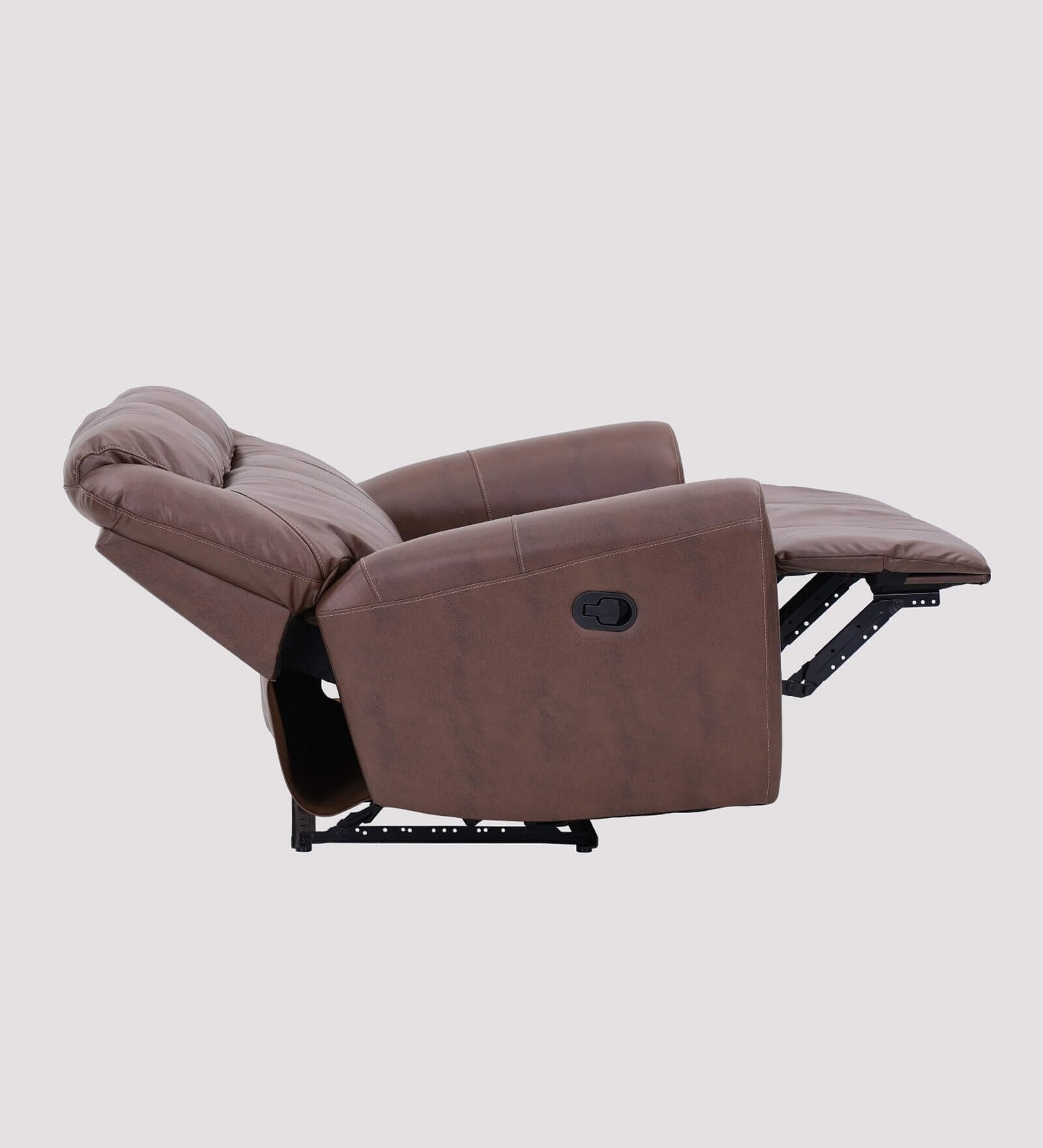 Muar Two-Seater Leatherette Recliner - On Wood Products