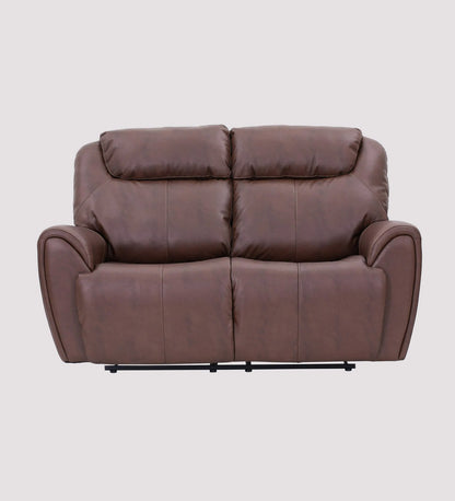 Muar Two-Seater Leatherette Recliner - On Wood Products