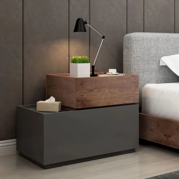 Mesita Elegant Bed Side Table - On Wood Products