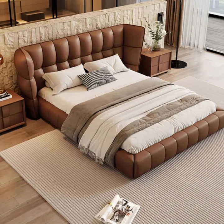 The Grandeur Luxury Upholstered Bed - On Wood Products