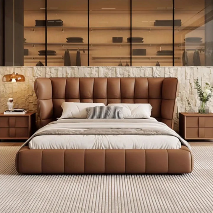 The Grandeur Luxury Upholstered Bed - On Wood Products