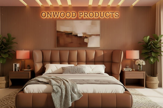 The Grandeur Luxury Upholstered Bed - On Wood Products