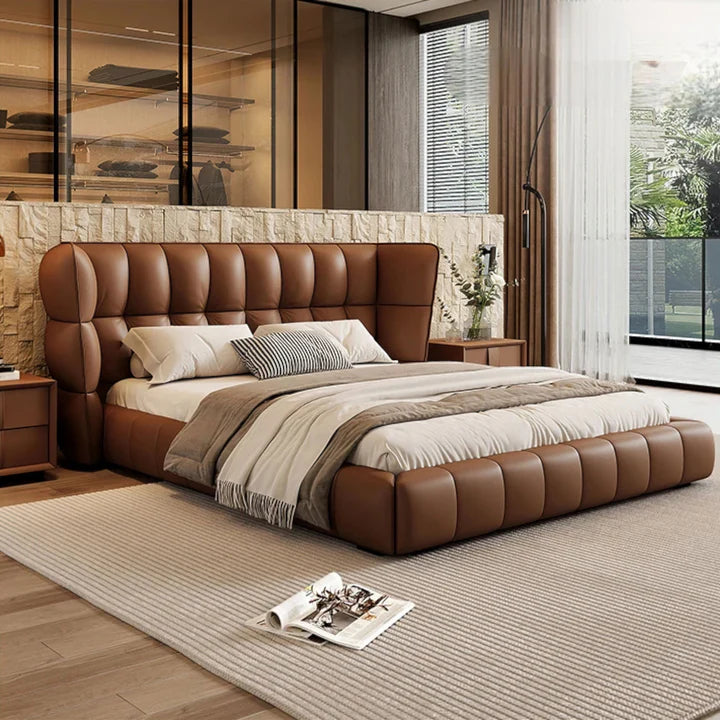 The Grandeur Luxury Upholstered Bed - On Wood Products