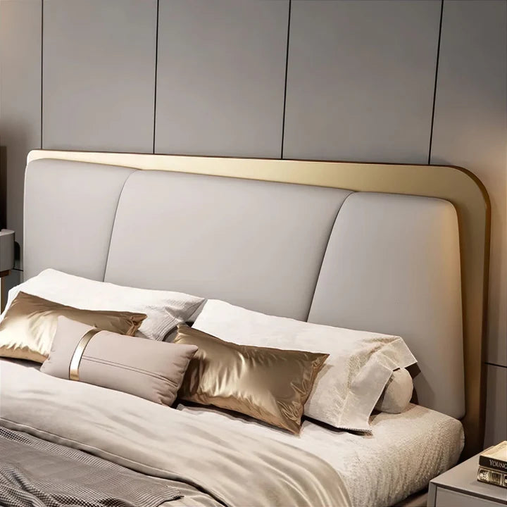 Aston Golden Luxury Bed - On Wood Products